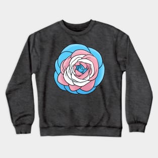 LGBT Pride Flower Trans-nunculus Crewneck Sweatshirt